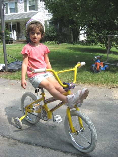 Annie's new bike